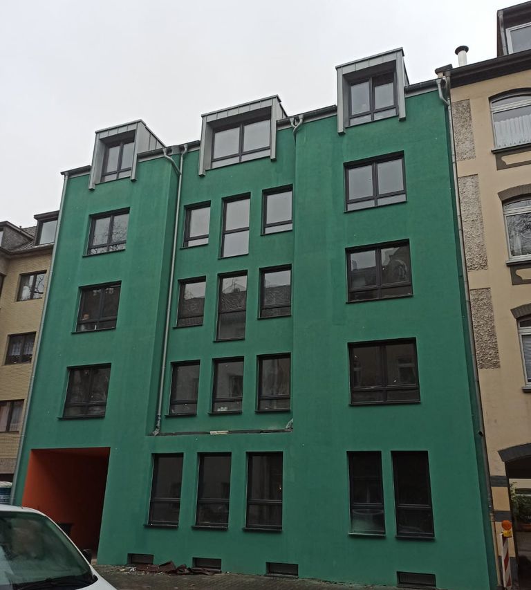 Das Wohnhaus am Rather Kreuzweg